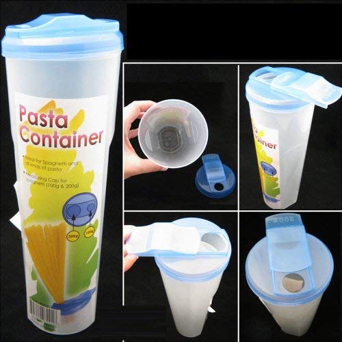 Pasta Behälter Lebensmittel Aufbewahrung Spaghetti Hafer Keeper Plastik Hohe Glasdeckel Tupper