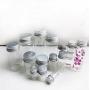 12PCS Empty Clear Travel Portable Glass Wish Bottles with Silver Aluminum Cap Essential Oil Powders Cream Ointments Grease Storage Container Jars Cosmetic Makeup Sample Packing Holder(15ml/0.5oz)