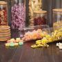 Glass Food Storage Containers Glass Jar No Lead Kitchen Storage Bottles Sealed Cans with Cover Large Capacity Candy Glass Jars Tea Box (10x10cm 2pcs)