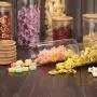 Glass Food Storage Containers Glass Jar No Lead Kitchen Storage Bottles Sealed Cans with Cover Large Capacity Candy Glass Jars Tea Box (6.5x8cm)