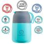 Energify Vacuum Insulated Food Jar - Stainless Steel Food Thermos, Soup Bowl, Lunch Container, Blue