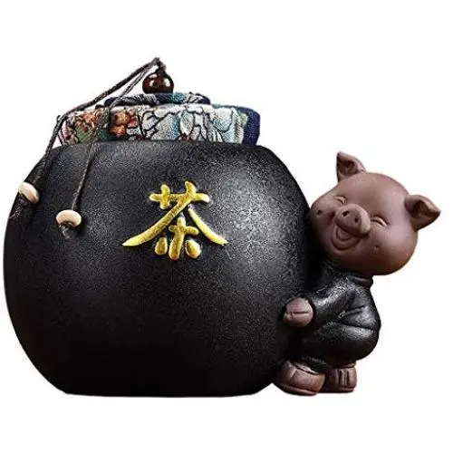 Cereal Containers Ceramic Seal Canister, Tea Storage Tank, Beautifully Decorated Containers (color : B) Cereal Containers Ceramic Seal Canister, Tea Storage Tank, Beautifully Decorated Containers (color : B)