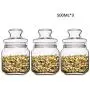 Bouteilles en verre scellées, Réservoirs de stockage pour grains, stockage confiture/miel/café/thé Bouteilles en verre scellées, Réservoirs de stockage pour grains, stockage confiture/miel/café/thé