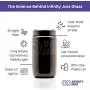 Infinity Jars 400 ml (13.53 fl oz) 3-Pack Black Ultraviolet Refillable Empty Glass Screw Top Jar