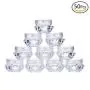 Goege 5 Gram Jar 5ML Clear Empty Plastic Pot Containers Refillable Cosmetic Lotion Diamond Container Screw Cap Lid (50 Pcs) Goege 5 Gram Jar 5ML Clear Empty Plastic Pot Containers Refillable Cosmetic Lotion Diamond Container Screw Cap Lid (50 Pcs)