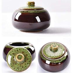 Cereal Containers Mini Ceramic Tea Cans, Household Kitchen Storage Moisture-proof Cans Containers (color : D)