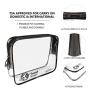 Travel Bottles & TSA Approved Toiletry Bag Set, Travel Size Toiletries & Accessories Kit, Travel Containers/Jars, Silicone Bottle, Travel Size Toothpaste, Clear Toiletry Bag, Leak Proof for Liquids