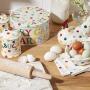 Emma Bridgewater Set of 3 Kitchen Storage Caddies Polka Dot Floral Design, Tea Coffee Sugar Tins