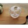 FUYU Apple Crystal Glass Sugar Bowl Spice Jar Candy Jar Storage Jar with Lid FUYU Apple Crystal Glass Sugar Bowl Spice Jar Candy Jar Storage Jar with Lid