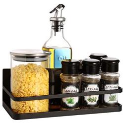 Magnetic Spice Rack Organizer Single Tier Refrigerator Spice Storage Shelf, Easy to Install the Side of Refrigerator Can Hold spices, Jar of Olive Oil, Cooking Oils, Salt, Pepper, Small Things