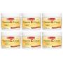 De La Cruz Vitamin E Cream 10,000 IU, Allergy Tested, No Artificial Colors, Made in USA 4 OZ. (6 Jars)