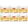 De La Cruz Vitamin E Cream 10,000 IU, Allergy Tested, No Artificial Colors, Made in USA 4 OZ. (6 Jars)