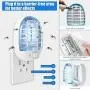 GLOUE Bug Zapper, Mosquito Killer Electronic Insect Killer Fly Trap Indoor, Electric Mosquito Zapper with Blue Lights for Home, Kitchen, Bedroom, Baby Room, Office GLOUE Bug Zapper, Mosquito Killer Electronic Insect Killer Fly Trap Indoor, Electric Mosquito Zapper with Blue Lights for Home, Kitchen, Bedroom, Baby Room, Office
