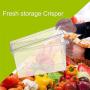 WskLinft Storage Box, Transparent Fridge Fresh Storage Box Crisper Refrigerator Sealed Food Container Transparent