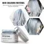 Cire de Couleur Cheveux Argent Gris Temporaire Style Crème 4.23 oz Pommade Naturelle pour Enfants Hommes Femmes Fête Cosplay Date (Argent Gris) Cire de Couleur Cheveux Argent Gris Temporaire Style Crème 4.23 oz Pommade Naturelle pour Enfants Hommes Femmes Fête Cosplay Date (Argent Gris)
