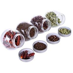 he yan long home Food Incorporated Glass Storage Jar Condiment Bottles Dried Fruit Tea Sealed Jar Storage Box Multiple Small idea Spice jar (Color : #2)