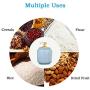 Ceramic Pottery Cereal Containers Canister Cookie Jar With Lids, Airtight Food Storage Containers Bins Large For Kitchen Pantry Organization Flour Rice Candy Bulk, 10L, 30x22cm
