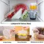 Silicone Stretch Lids, Adpartner 12 Pack of Various Sizes BPA-free Silicone Lids Reusable Container Lids Food Covers, Flexible to Fit All Shape of Containers, Durable, Microwave and Dishwasher Safe Silicone Stretch Lids, Adpartner 12 Pack of Various Sizes BPA-free Silicone Lids Reusable Container Lids Food Covers, Flexible to Fit All Shape of Containers, Durable, Microwave and Dishwasher Safe