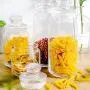 Bouteilles en verre scellées, contenants d'épices/pâtes/avoine/café pour la maison et la cuisine Bouteilles en verre scellées, contenants d'épices/pâtes/avoine/café pour la maison et la cuisine