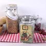 Yl Ly Storage Tank Food Sealed Cans Household Cereals Cans Snacks Dried Fruit Bottles Transparent Glass Candy Milk Powder Cans 1650Ml