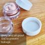 FRENCHIE JARS | 50pcs x 5 Gram (5 ml) Cosmetic Containers - Sample Containers with lids - Sample Jars Tiny Makeup