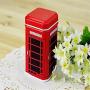 Metal Candy Trinket Tin Jewelry Iron Tea Coin Storage Square Box Case Organizer Case Container,Red