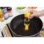 Pinceaux BBQ JUSTDOLIFE pour Badigeonner, Brosse à Huile en Silicone Résistante à la Chaleur pour Cuisson, Grillades, Cuisson au Four.
