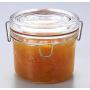 Luigi Bormioli 12159/01 Lock-Eat 17 oz XL Glass Food Jar, 1 Piece, Clear