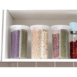 Kitchen Food Storage Jar Airtight Food Storage Kitchen Glass Jar Moisture-Proof Home Multi-Purpose Jam Bottle Cruet Plastic Storage Tank