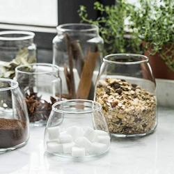 Glass Food Storage Containers With Locking Lids - Europe Brief tempered glass storage bottles jars transparent kitchen canister storage containers tea dried fruit Sizes glass jar