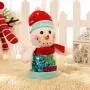 RUJFISH Christmas Storage Bin Candy Jar Cookie and Gift Container Bottle Jar Snowman Santa Clause Design for Cookie Treats and Chocolate Decorative RUJFISH Christmas Storage Bin Candy Jar Cookie and Gift Container Bottle Jar Snowman Santa Clause Design for Cookie Treats and Chocolate Decorative