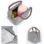 Food flask Food Jar with Folding Spoon Storage Bag Insulated 304 Stainless Steel Multi-Purpose for Food Hot 1L
