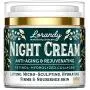 Night Cream for Face - Collagen & Retinol Cream for Face with Hyaluronic Acid - Anti-Aging Face Moisturizer for Women & Men - Night Wrinkle Cream for Face - Anti Aging Cream for Women - 1.7 fl oz