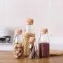 Glass Food Storage Containers With Locking Lids - OTHERHOUSE Kitchen Storage Containers Transparent Glass Food Storage Jar Bottle Cereal Container Wood Plug Kitchen Organization