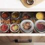 Glass Storage Jar Kitchen Sealed Food Grains Storage Bottle Tea Milk Powder Coffee Seal Storage Cans DELICATEWNN (Capacity : 650ml1)