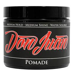 Don Juan Pomade 4oz - Medium High Hold - Medium Shine - Water Based - Honey Citrus Scent