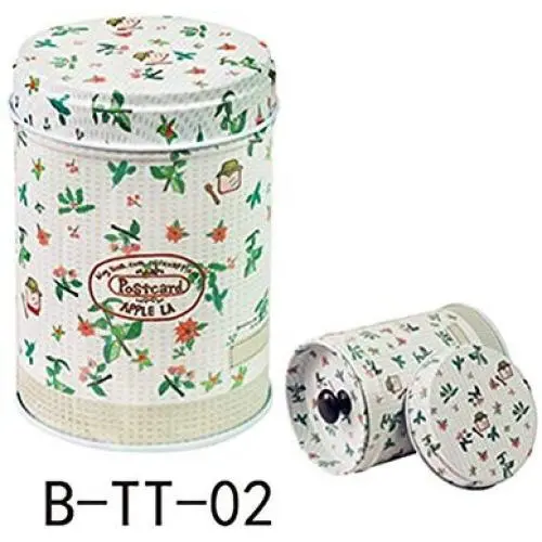 dezirZJjx Tea Container, Premium Cylindrical Candy Tinplate Retro Tin Box Coffee Tea Seal Storage Jar Canister Large Capacity - TT-2 dezirZJjx Tea Container, Premium Cylindrical Candy Tinplate Retro Tin Box Coffee Tea Seal Storage Jar Canister Large Capacity - TT-2