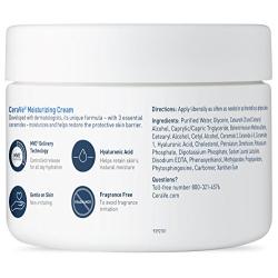 CeraVe Moisturizing Cream, Daily Face and Body Moisturizer for Dry Skin, 12 Ounce