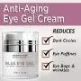 Majestic Pure Blue Eye Gel - Reduce the Appearances of Dark Circles, Puffiness, Bags and Wrinkles - Eye Cream for Under and Around Eyes - 1.0 fl. oz.