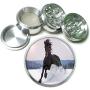Snow Stallion Majestic Horse Aluminum Tobacco Herb Spice Grinder