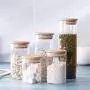 Bouteilles de Stockage en Verre de 15 Pièces pour Cuisine, Récipients Canister avec Couvercle, Idéal pour Épices, Thé, Sucre, Récipient de 65x100mm Bouteilles de Stockage en Verre de 15 Pièces pour Cuisine, Récipients Canister avec Couvercle, Idéal pour Épices, Thé, Sucre, Récipient de 65x100mm