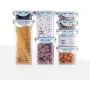 Stackable Plastic Food Storage Box Sealing Jar Household Storage Box Kitchen Fridge Noodle Grain Storage Food Container LPC8178 (240ML)