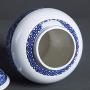 Funeral Urn Cremation Urns For A Small Amount Of Human Ashes Portable Storage Tank Blue And White Porcelain Material