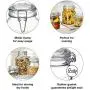 Bormioli Rocco Fido Canning Jar, Set of 3 (17.5 oz,33.75 oz,50.75 oz.) Bormioli Rocco Fido Canning Jar, Set of 3 (17.5 oz,33.75 oz,50.75 oz.)