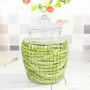 Glass Sealed Jars, Kitchen Household Grain Containers, Storage Spices/Oatmeal/Beans/Kimchi