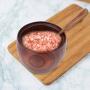 Wooden Seasoning Jar,Condiments Storage Container Practical Kitchen Tool with Lid and Spoon