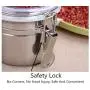 NAVND 4-Piece Stainless Steel Sealed Canister Kitchen Storage Tank, Coffee Beans, Milk Powder, Tea, Dried Fruit, Multi-Function Sealed Can With Transparent Cover,28 oz,40 oz,49 oz,67 oz. NAVND 4-Piece Stainless Steel Sealed Canister Kitchen Storage Tank, Coffee Beans, Milk Powder, Tea, Dried Fruit, Multi-Function Sealed Can With Transparent Cover,28 oz,40 oz,49 oz,67 oz.