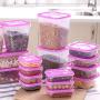 Storage Box Keep Fresh Food Storage Box Refrigerator Food Container Sealed Crisper Grain Dried Storage Jar Tank Kitchen Organizer,Green