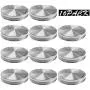 Wide-Mouth-Mason-Jar-Lids Stainless Steel Canning Lids, 16 Pack Ball Jar Lids Storage Caps with Silicone Seals for Wide Mouth Mason Jars