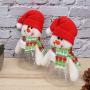 Artibetter 5pcs Christmas Candy Jars Christms Favor Boxes with Snowman Doll Christmas Food Storage Container for Cookies
